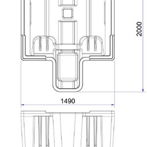 IBC Bund with Integral Dispenser-4220
