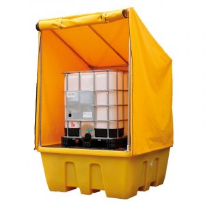 Single IBC Bund with Frame & Cover-0