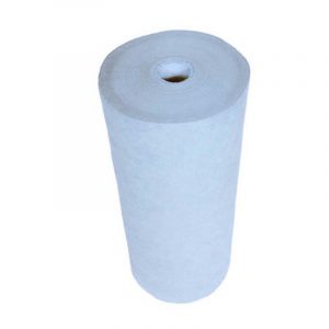 40cm wide Oil & Fuel Roll - Single thickness, Blue, Plain-0