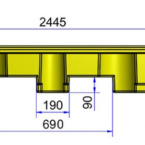 Bund Pallet - 4 Drum - In-Line-4216