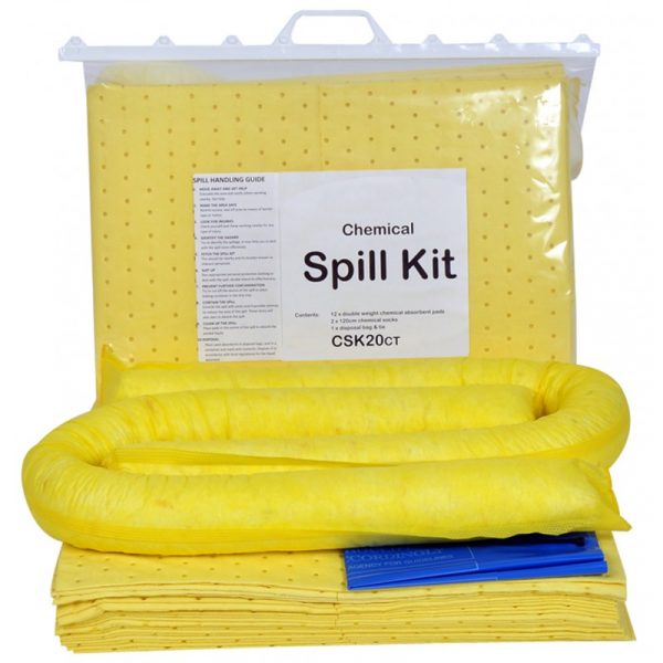 Spill Kit in Clip-Close Plastic Bag - 20L Chemical-0