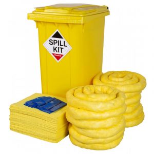 Spill Kit in Wheeled Bin - 240L Chemical-0