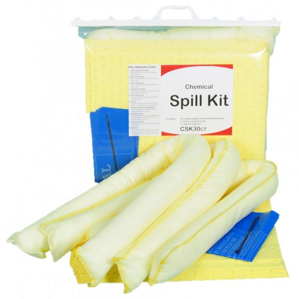 Spill Kit in Clip-Close Plastic Bag - 30L Chemical-0