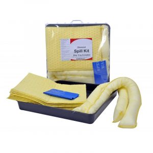 Spill Kit in Clip-Close Plastic Bag + Drip Tray - 30L Chemical-0