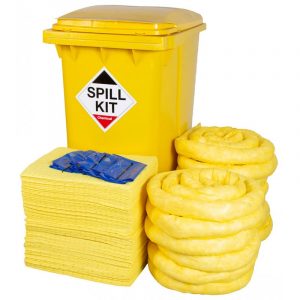 Spill Kit in Wheeled Bin - 360L Chemical-0