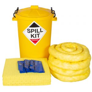 Spill Kit in Plastic Bin - 80L Chemical-0