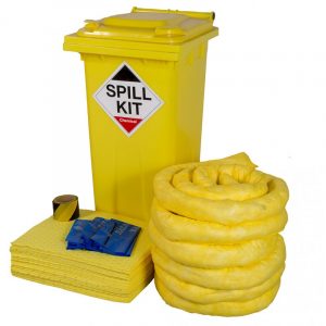 Spill Kit in Wheeled Bin - 125L Chemical-0