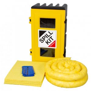 Spill Kit in Wall Cabinet - 50L Chemical-0