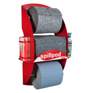 EVO Trio Spill Pod Dispenser Station + 3 FREE Absorbent Refills-0