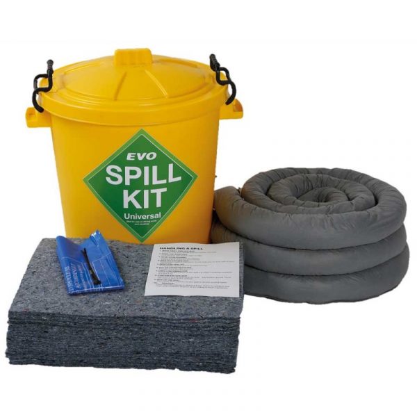 EVO Spill Kit in Plastic Bin - 60L-0