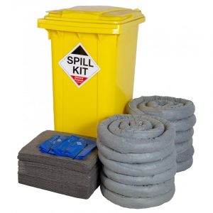 Spill Kit in Wheeled Bin - 240L General-0