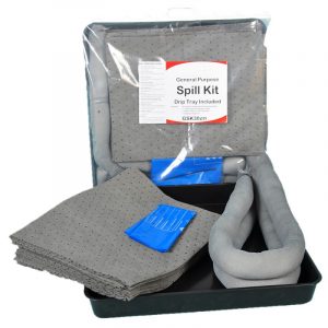 Spill Kit in Clip-Close Plastic Bag + Drip Tray - 30L General-0