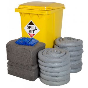 Spill Kit in Wheeled Bin - 360L General-0