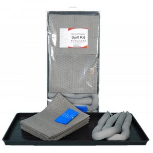 Spill Kit in Clip-Top Plastic Bag + Drip Tray - 40L General-0