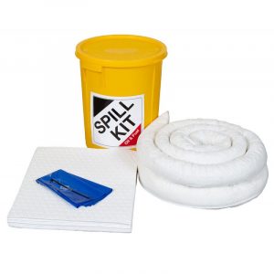 Spill Kit in Plastic Drum - 35L Oil & Fuel -0