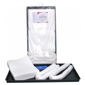 Spill Kit in Clip-Top Plastic Bag + Drip Tray - 40L Chemical-0