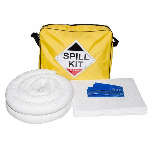 Spill Kit in Shoulder Bag - 50L Oil & Fuel -0