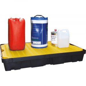 100L Spill Tray with Removable Grid -0