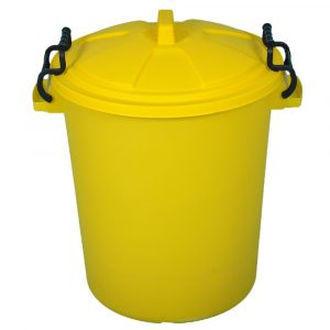 Plastic Bin & Lid - 60L-0