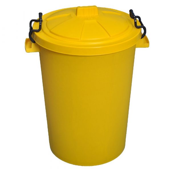 Plastic Bin & Lid - 80L-0